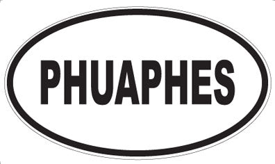 PHUAPHES - Oval Sticker