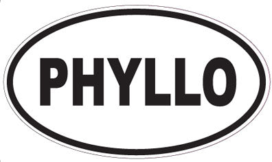 PHYLLO - Oval Sticker
