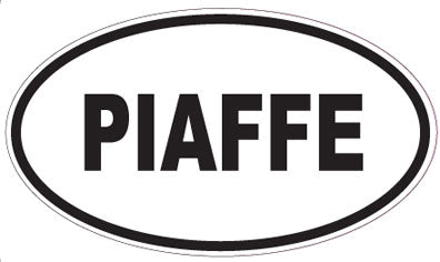 PIAFFE - Oval Sticker