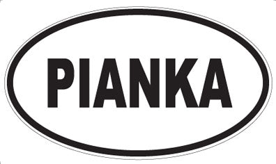 PIANKA - Oval Sticker