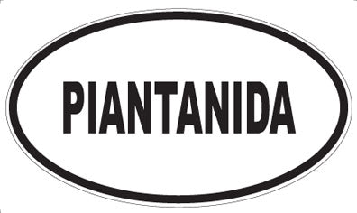 PIANTANIDA - Oval Sticker