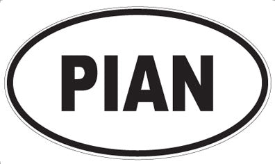 PIAN - Oval Magnet