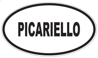 PICARIELLO - Oval Sticker