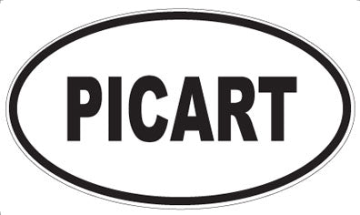 PICART - Oval Sticker