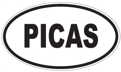 PICAS - Oval Sticker