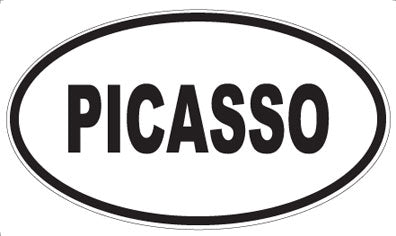 PICASSO - Oval Sticker