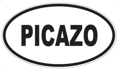 PICAZO - Oval Sticker