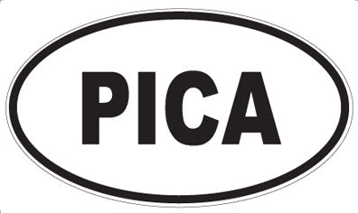 PICA - Oval Magnet
