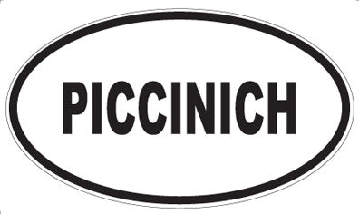 PICCINICH - Oval Sticker