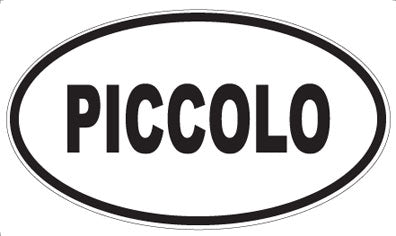PICCOLO - Oval Sticker