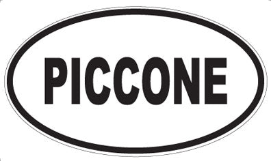 PICCONE - Oval Sticker