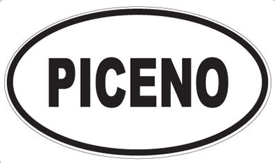 PICENO - Oval Sticker