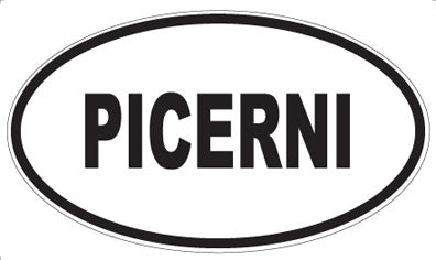 PICERNI - Oval Sticker