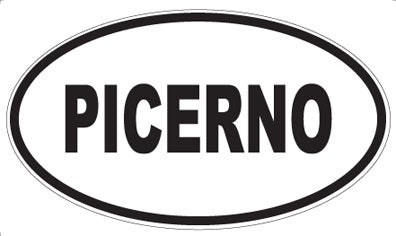 PICERNO - Oval Sticker