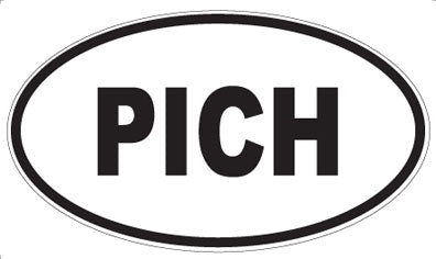 PICH - Oval Sticker