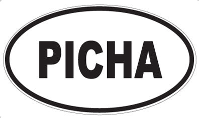 PICHA - Oval Sticker