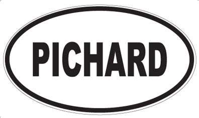 PICHARD - Oval Sticker