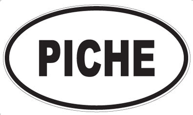 PICHE - Oval Sticker
