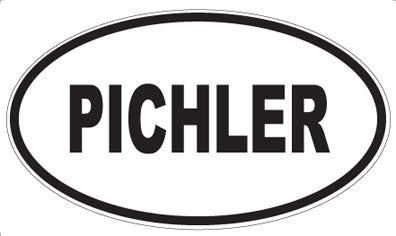 PICHLER - Oval Sticker
