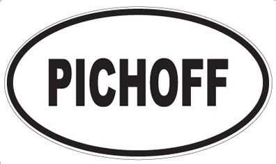 PICHOFF - Oval Sticker