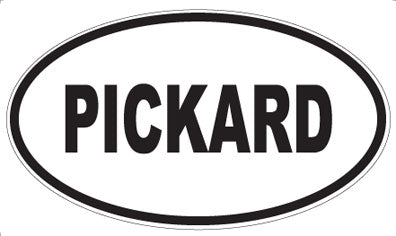PICKARD - Oval Sticker