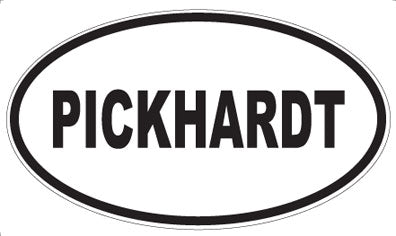 PICKHARDT - Oval Sticker