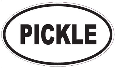 PICKLE - Oval Sticker