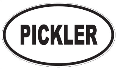 PICKLER - Oval Sticker