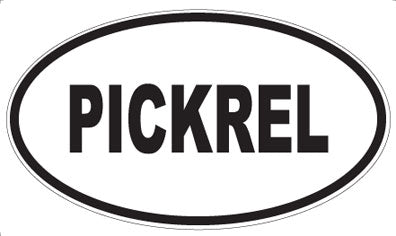PICKREL - Oval Sticker