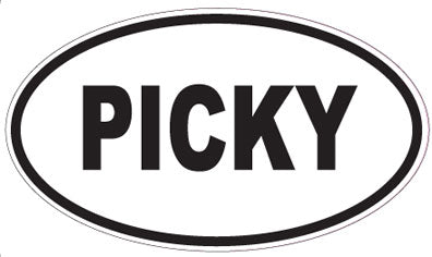 PICKY - Oval Magnet