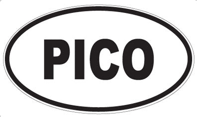 PICO - Oval Sticker