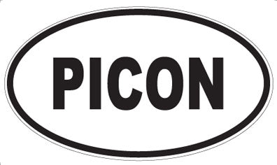 PICON - Oval Sticker