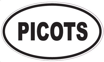 PICOTS - Oval Sticker