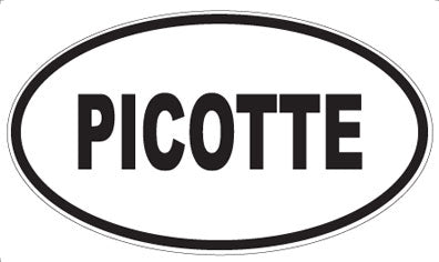 PICOTTE - Oval Sticker