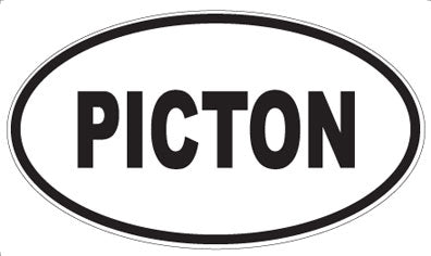 PICTON - Oval Sticker
