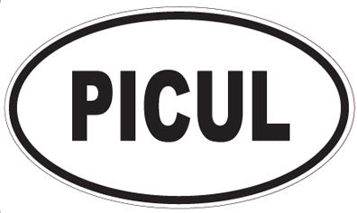 PICUL - Oval Sticker