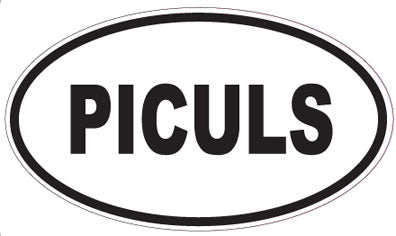 PICULS - Oval Sticker