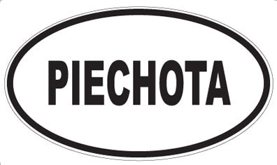 PIECHOTA - Oval Sticker