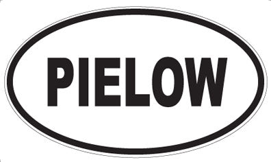 PIELOW - Oval Sticker