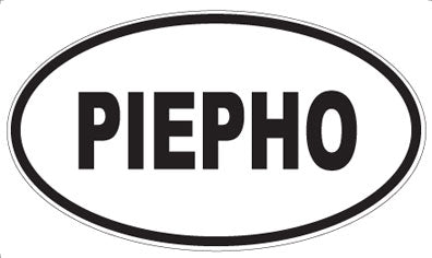 PIEPHO - Oval Sticker