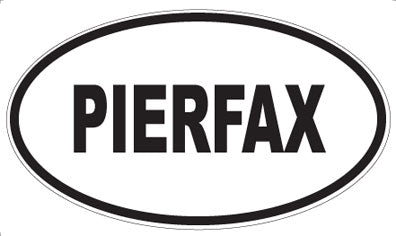 PIERFAX - Oval Sticker