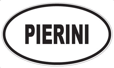 PIERINI - Oval Sticker