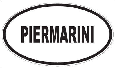 PIERMARINI - Oval Sticker