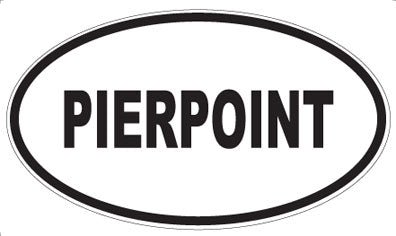 PIERPOINT - Oval Sticker