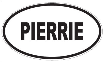 PIERRIE - Oval Sticker