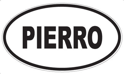 PIERRO - Oval Sticker