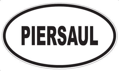 PIERSAUL - Oval Sticker