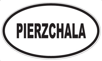 PIERZCHALA - Oval Sticker
