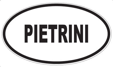 PIETRINI - Oval Sticker