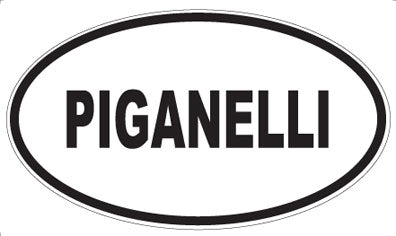 PIGANELLI - Oval Sticker